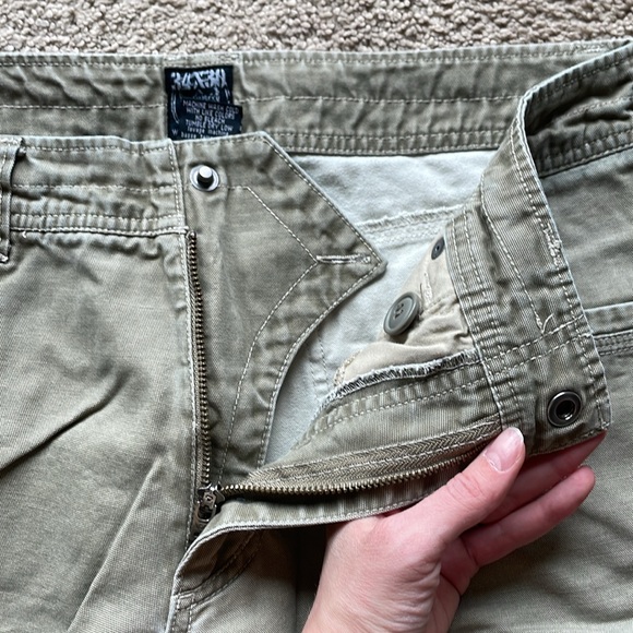 KUHL Outkast Canvas Pants Men’s 34x30 Workwear Outdoor Hiking Khaki Cargo - Picture 4 of 14